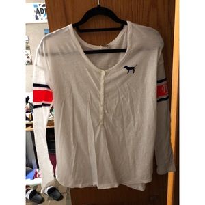Victoria’s Secret Pink Long Sleeve Henley